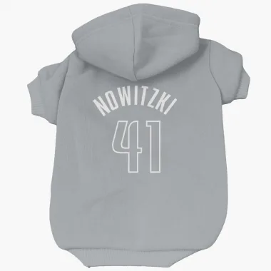 Blue Dallas Mavericks Dirk Nowitzki   Dog & Cat Pet Hoodie