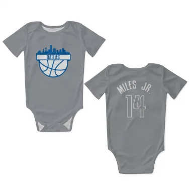 Blue Dallas Mavericks Mike Miles Jr.   Newborn & Infant Bodysuit