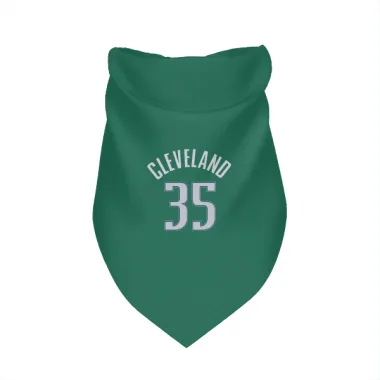 Green Dallas Mavericks Matthew Cleveland   Dog & Cat Pet Bandana
