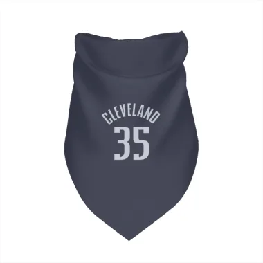 Navy Dallas Mavericks Matthew Cleveland   Dog & Cat Pet Bandana