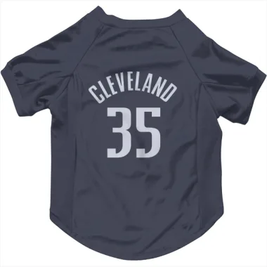Navy Dallas Mavericks Matthew Cleveland   Dog & Cat Pet Jersey