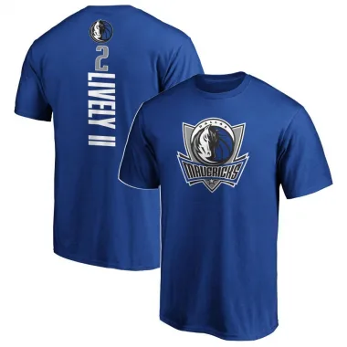 Royal Men's Dereck Lively II Dallas Mavericks Backer T-Shirt